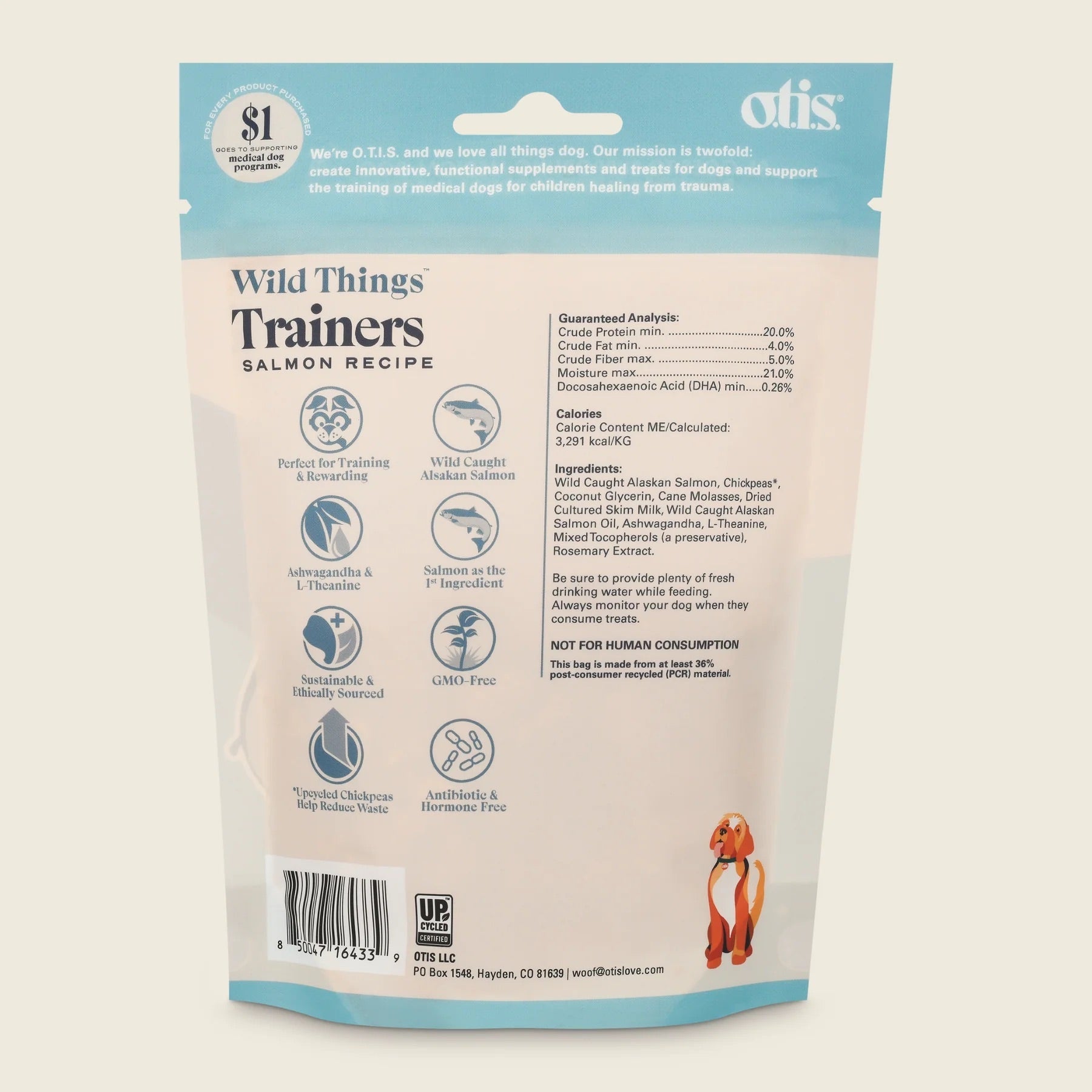 Otis Salmon Dog Training Treats (4oz) - Training Dog Treats - The Family Pet