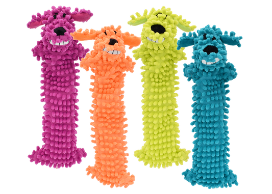 Multipet Loofa Floppy Assorted Colors 12 Interactive Dog - main product image