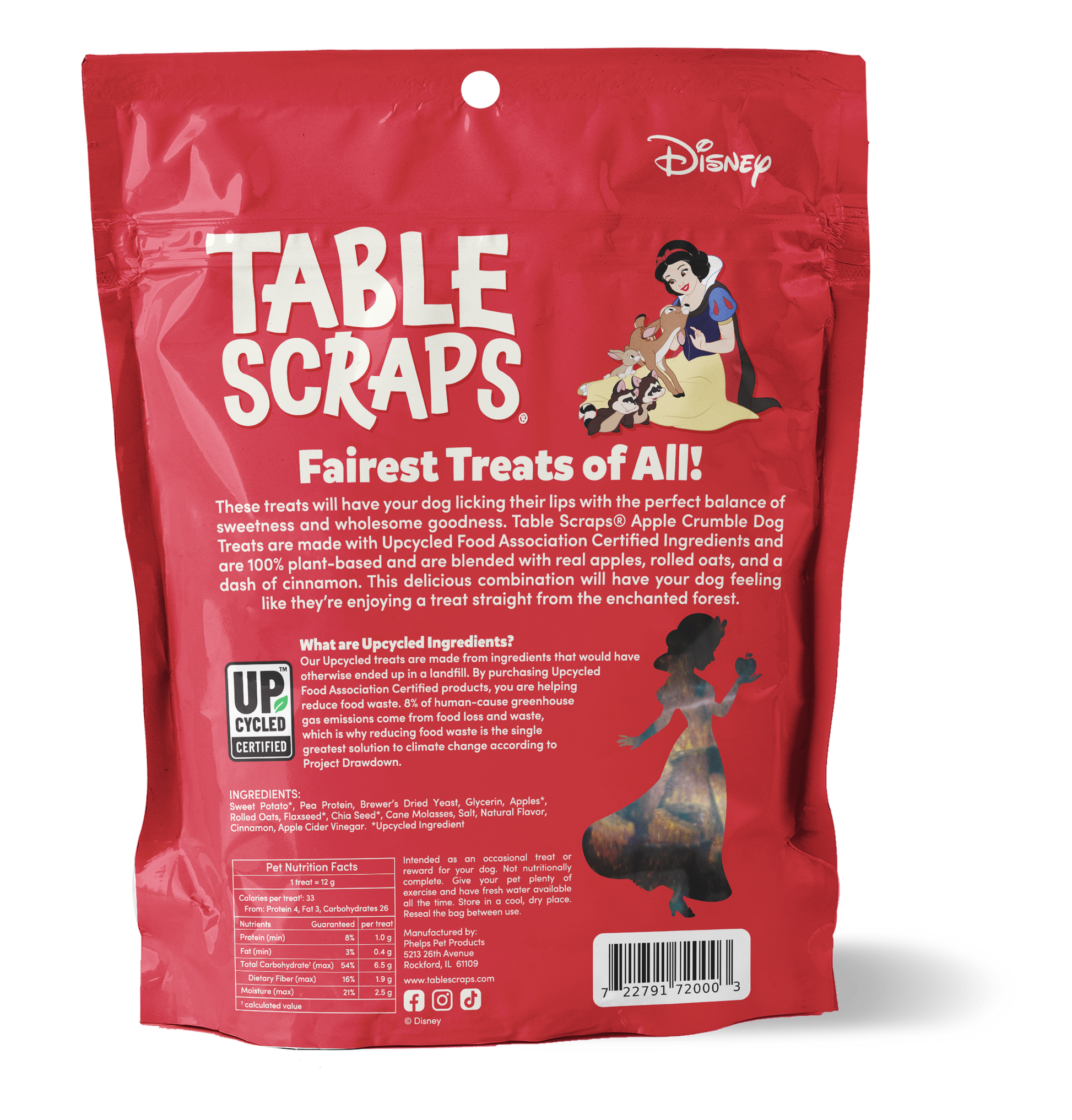 Snow White Apple Crumble Flavor Dog Treats - Table Scraps Treats