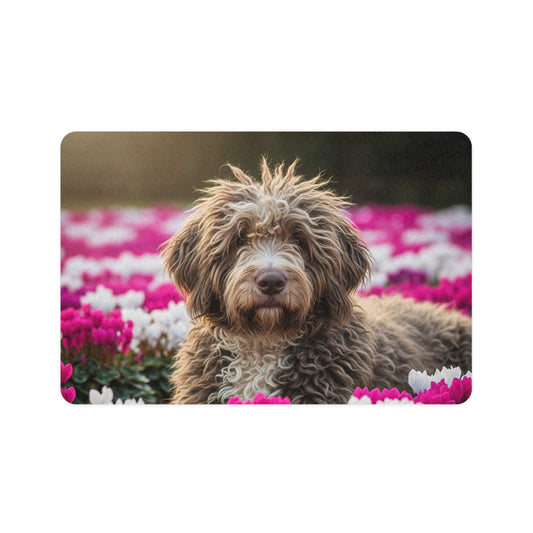 Pet Food Mat (12x18) - Bergamasco Sheepdog