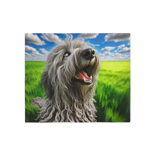 Bergamasco Shepherd Dog Sweatshirt Blanket