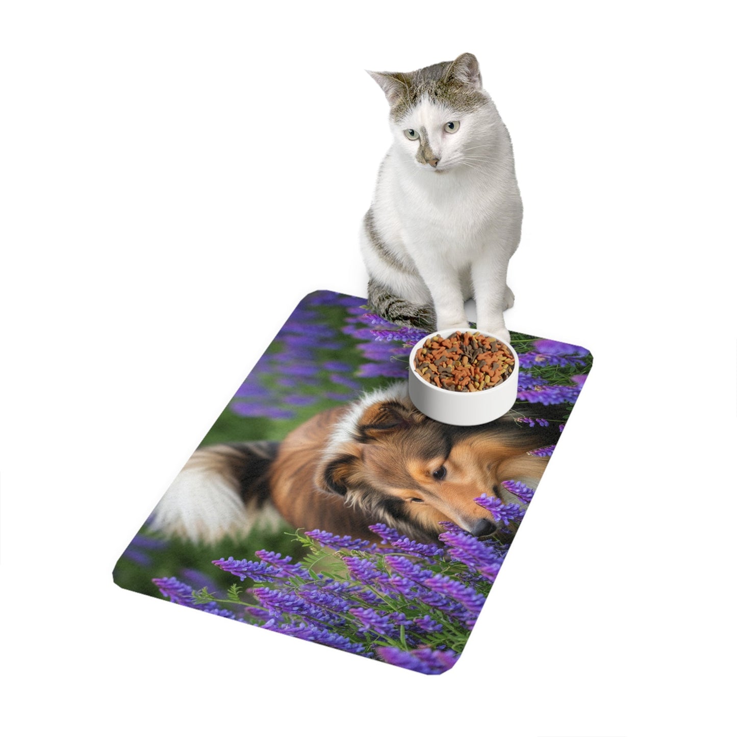 Pet Food Mat (12x18) - Shetland Sheepdog