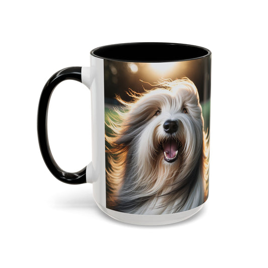 Bearded Collie Accent Coffee Mug - Perfect Gift for Dog Lovers