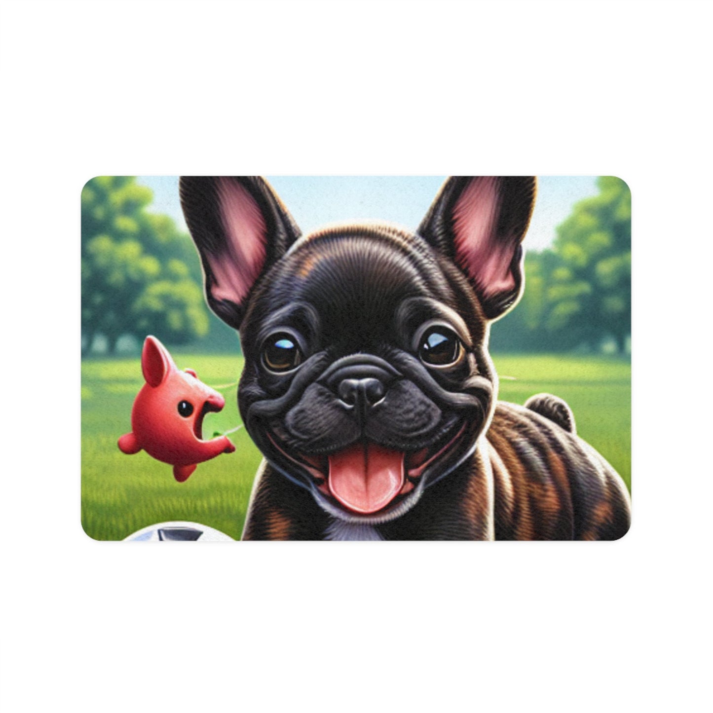 Pet Food Mat (12x18) - French Bulldog