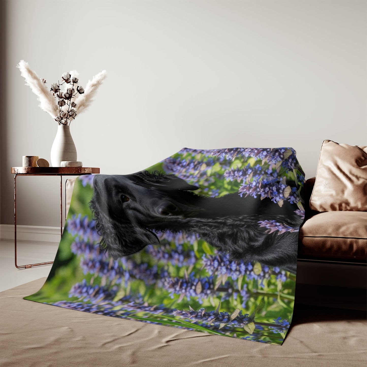 Curly Coated Retriever Sweatshirt Blanket