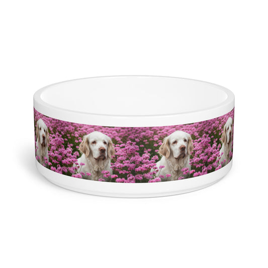 Clumber Spaniel Pet Bowl