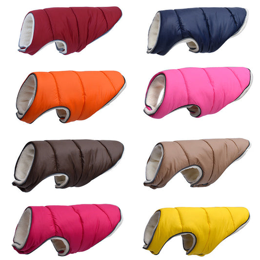 Pet Jacket Warm Winter Dog Clothes Reflective Puppy Clothing