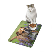 Pet Food Mat (12x18) - British Bulldog