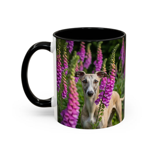 Whippet Accent Coffee Mug - Perfect Gift for Dog Lovers