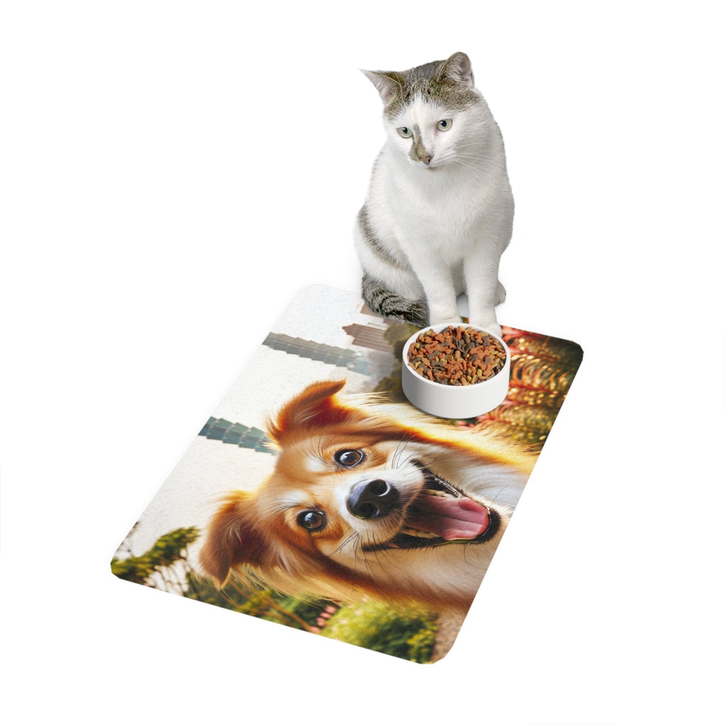 Pet Food Mat (12x18) - Taiwan Dog