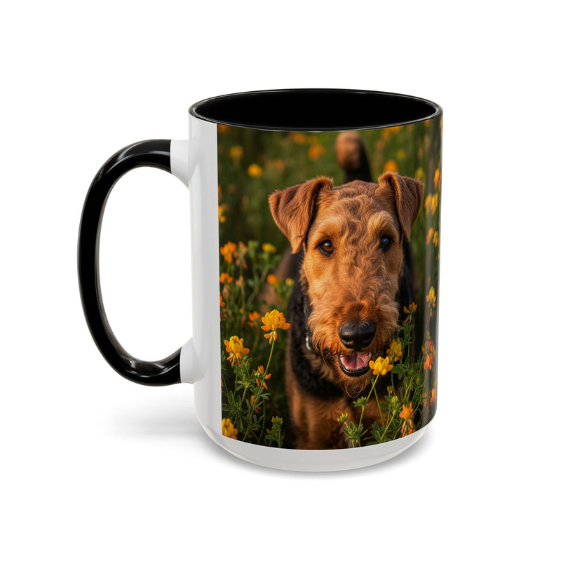 Airedale Terrier Accent Coffee Mug - Perfect Gift for Dog Lovers