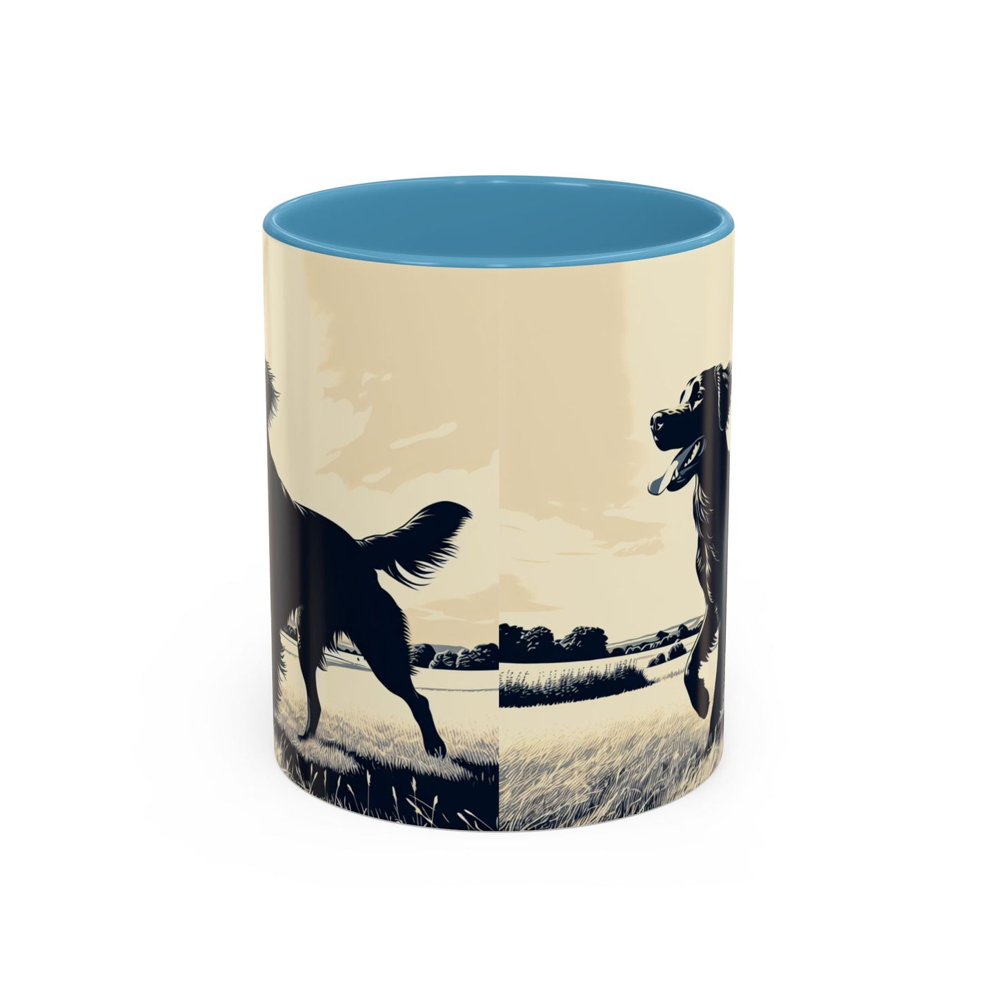 Flat Coated Retriever Accent Coffee Mug - Perfect Gift for