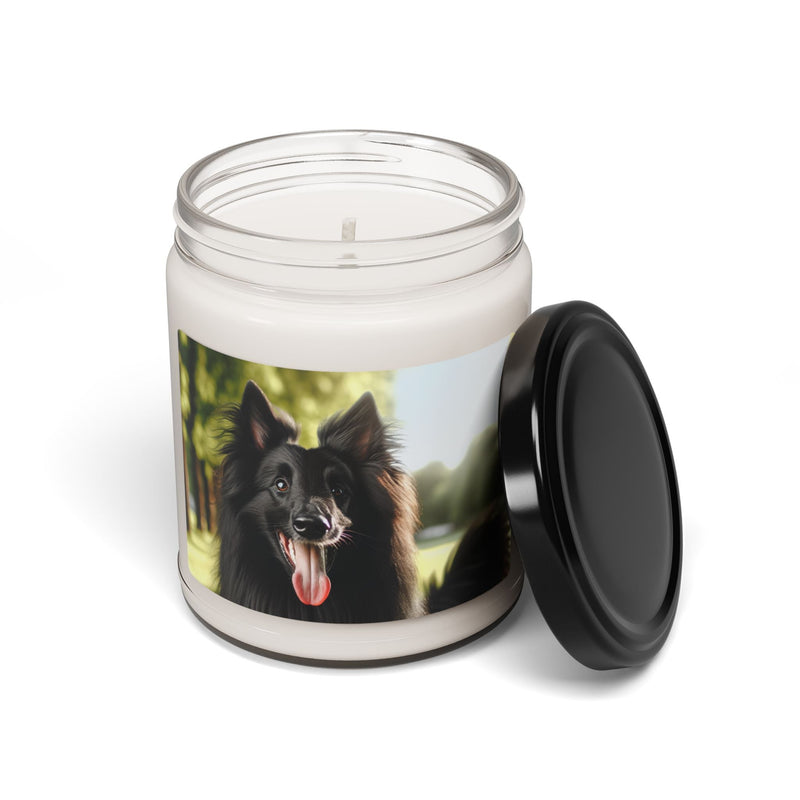 Belgian Shepherd Dog Groenendael- Scented Soy Candle, 9oz