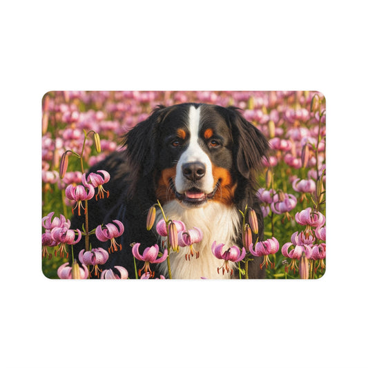 Pet Food Mat (12x18) - Bernese Mountain Dog