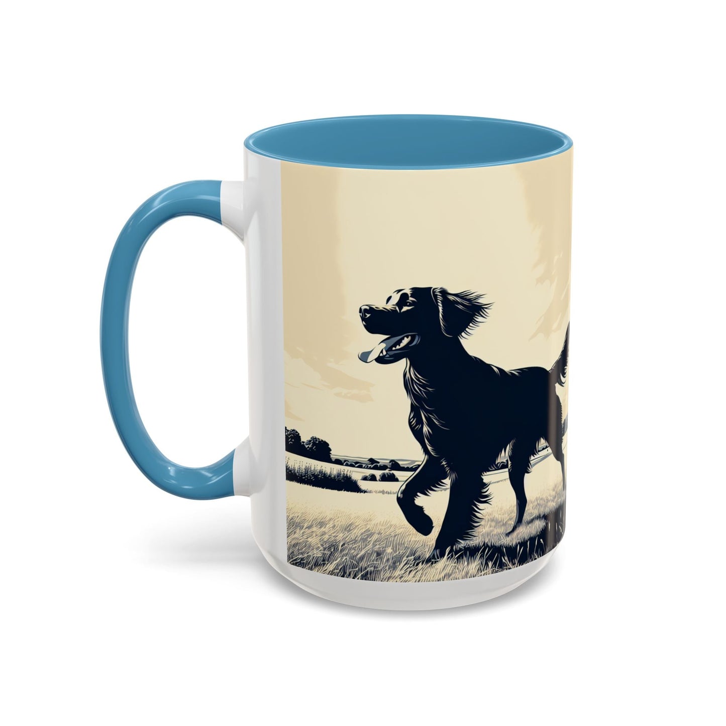 Flat Coated Retriever Accent Coffee Mug - Perfect Gift for