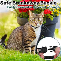 AirTag Cat Collar - Breakaway Reflective Safety Collar with AirTag Holder
