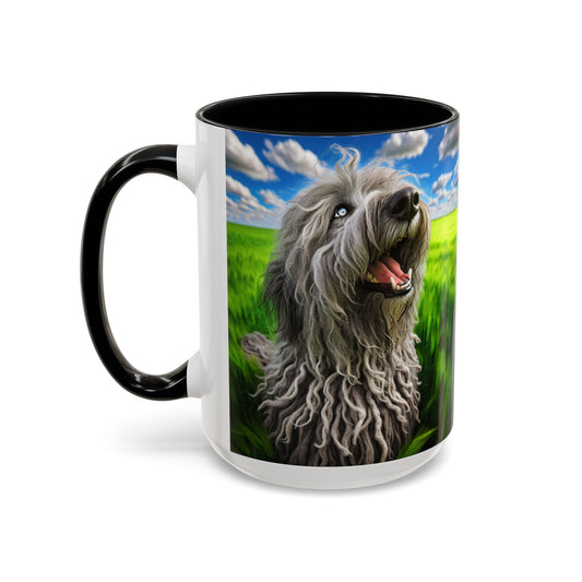 Bergamasco Shepherd Dog Accent Coffee Mug - Perfect Gift for Dog Lovers