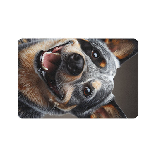 Vertical Pet Food Mat (12x18) - Australian Cattle Dog