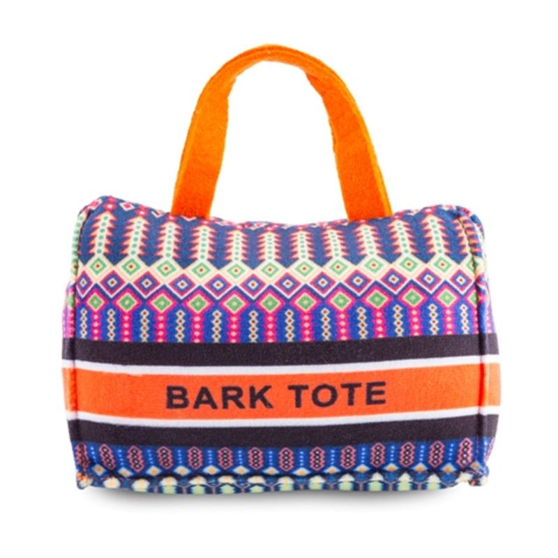 Dog-ior Bark Tote Plush Squeak Dog Toy
