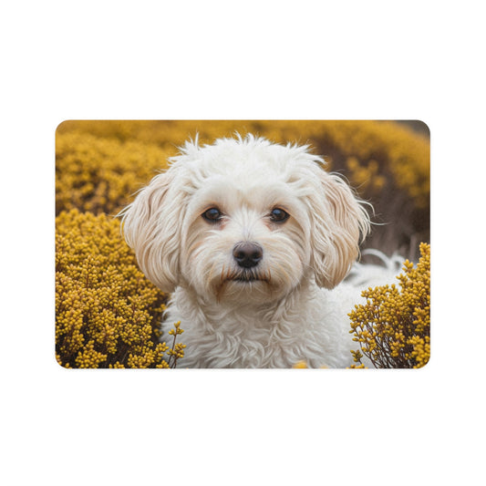 Pet Food Mat (12x18) - Maltipoo