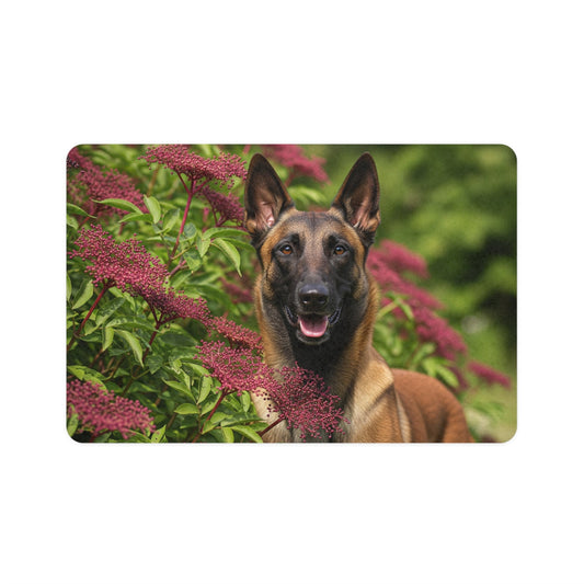 Pet Food Mat (12x18) - Belgian Shepherd Dog Malinois