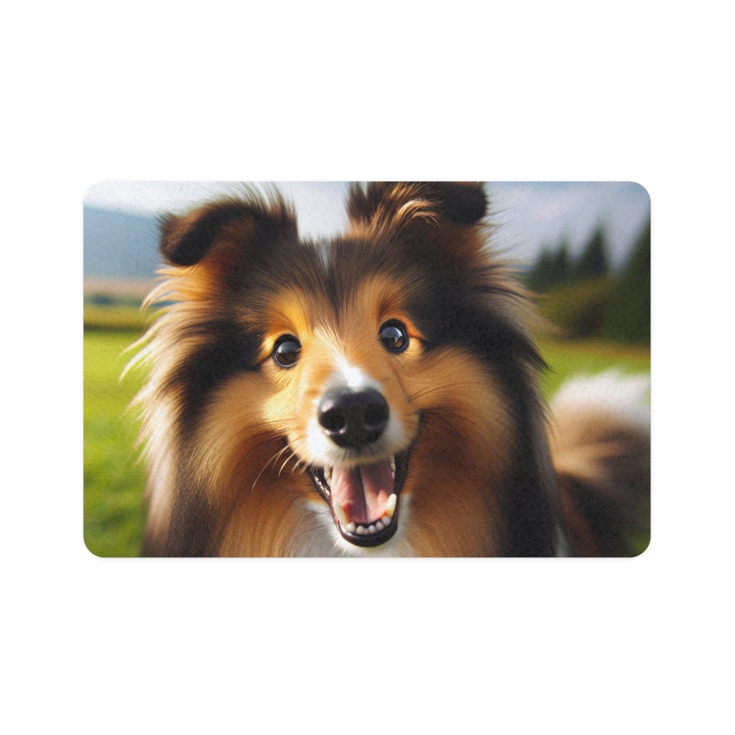 Pet Food Mat (12x18) - Shetland Sheepdog