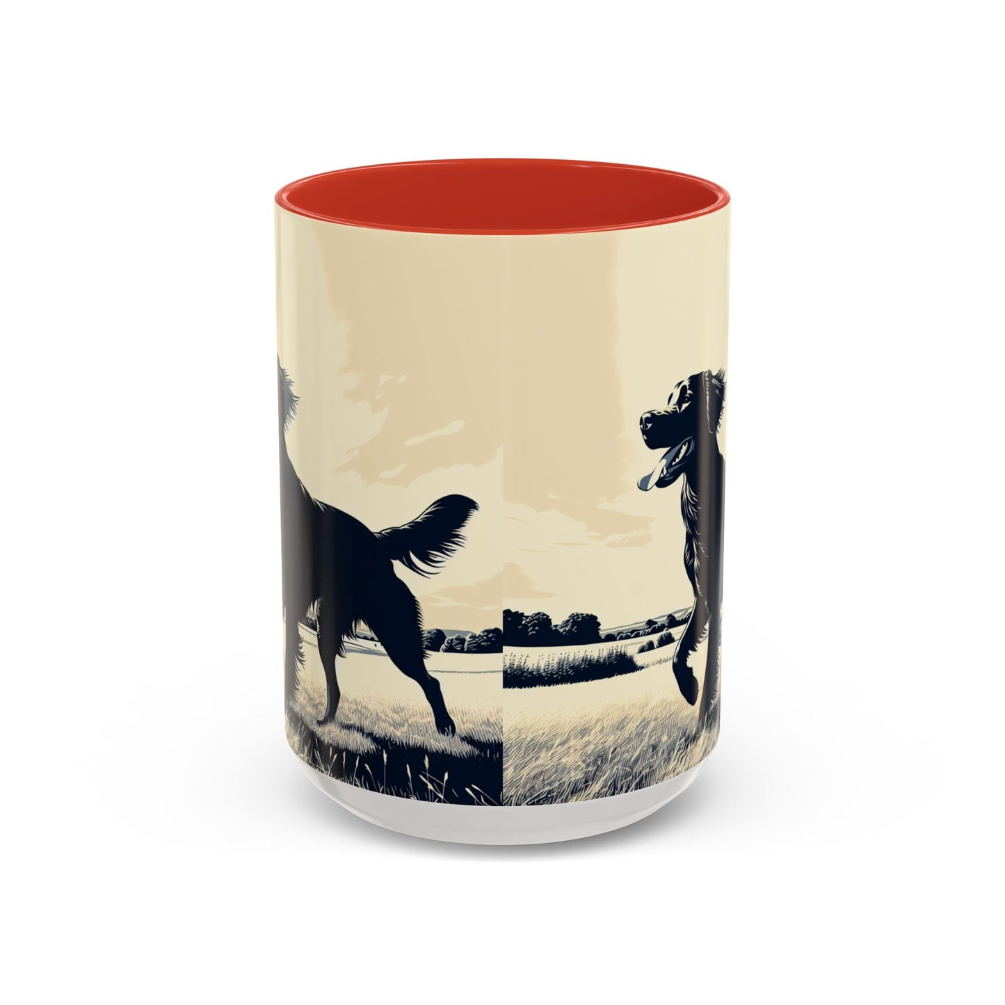 Flat Coated Retriever Accent Coffee Mug - Perfect Gift for