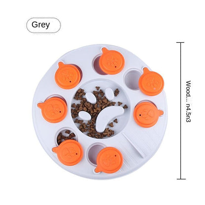 Interactive Heirloom Slow Feeder Puzzle for Dogs and Cats