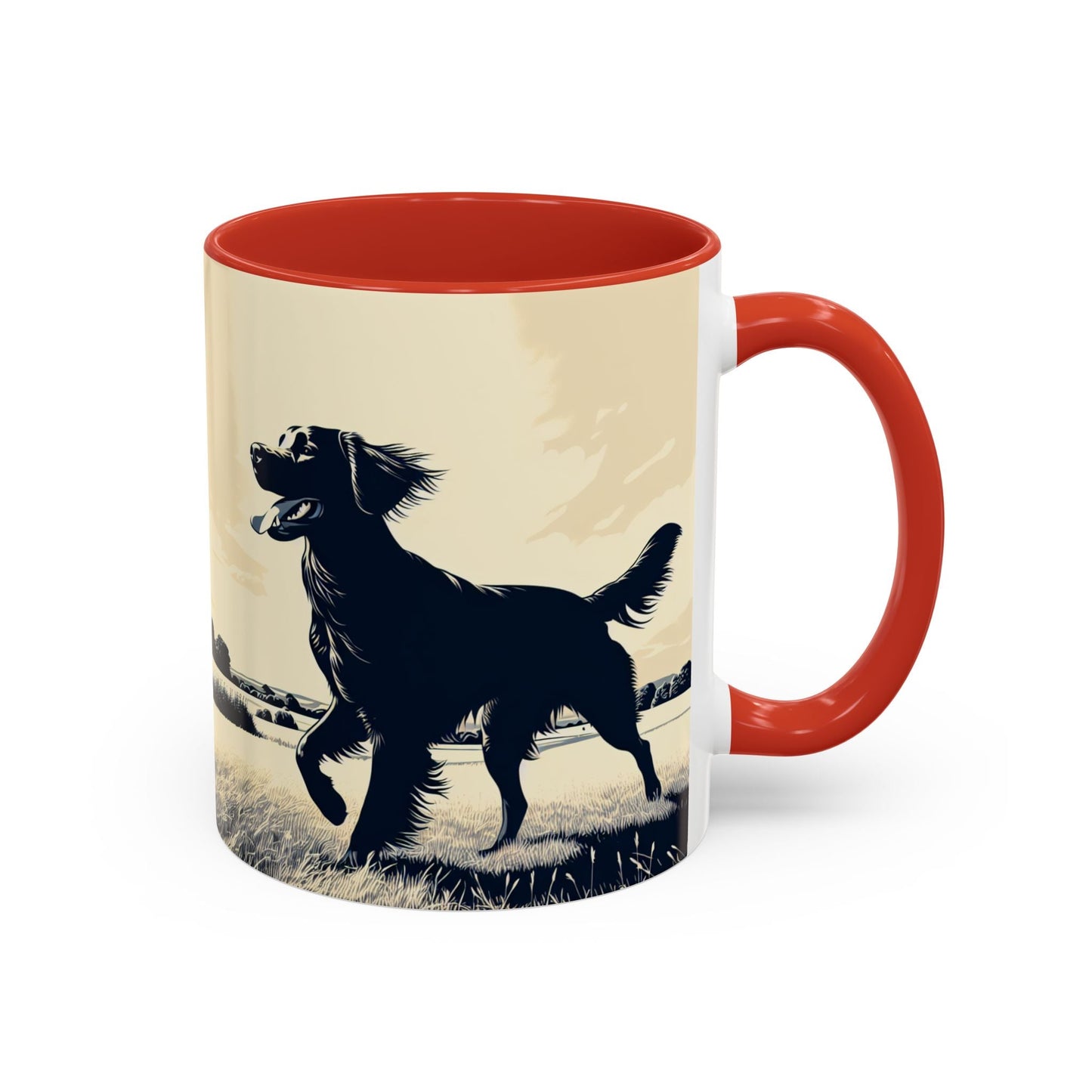 Flat Coated Retriever Accent Coffee Mug - Perfect Gift for