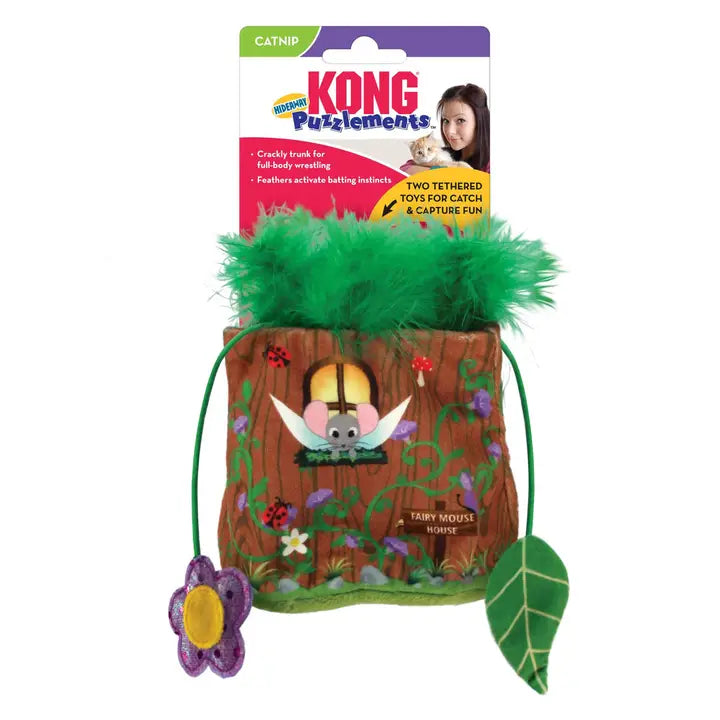 KONG Cat Puzzlements Hideaway Interactive Toy