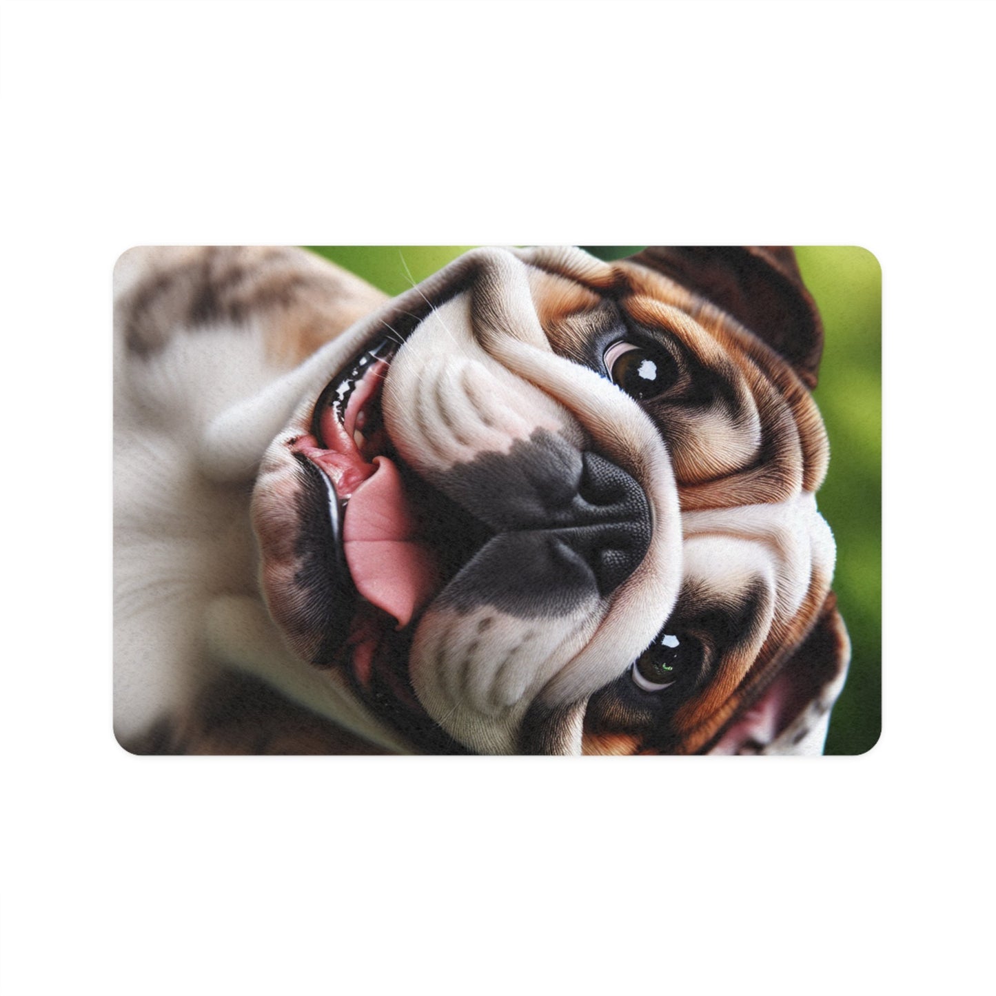 Vertical Pet Food Mat (12x18) - British Bulldog