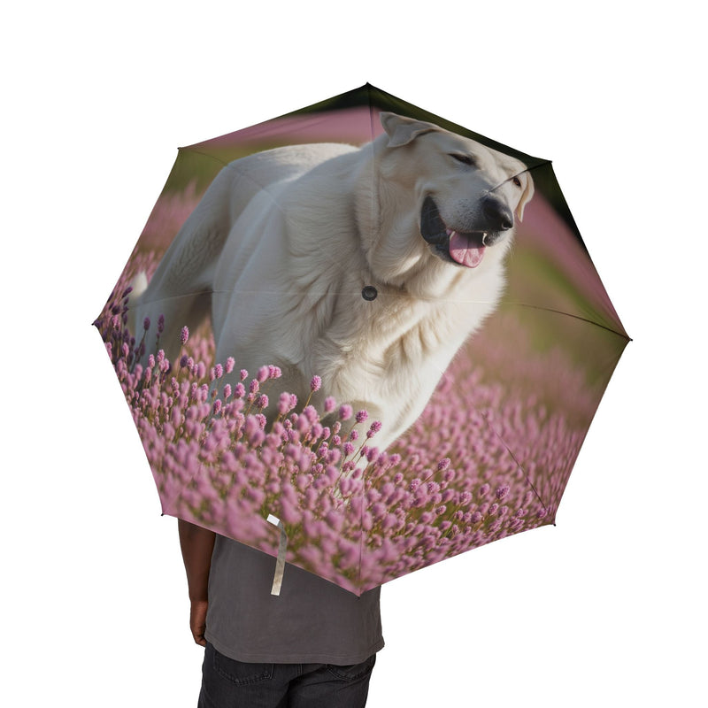 Anatolian Shepherd Dog Semi-Automatic Foldable Umbrella