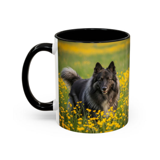 Belgian Sheepdog Accent Coffee Mug - Perfect Gift for Dog Lovers