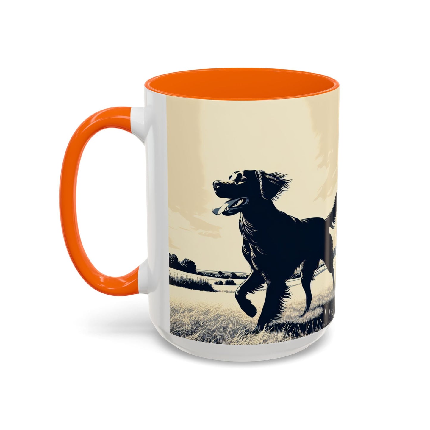 Flat Coated Retriever Accent Coffee Mug - Perfect Gift for