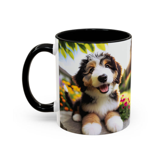 Bernedoodle Accent Coffee Mug - Perfect Gift for Dog Lovers