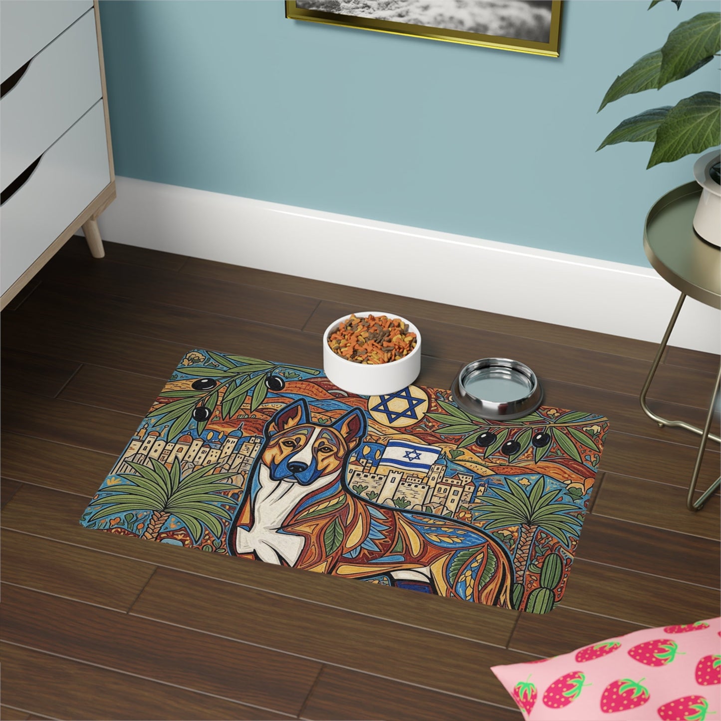 Pet Food Mat (12x18) - Canaan Dog