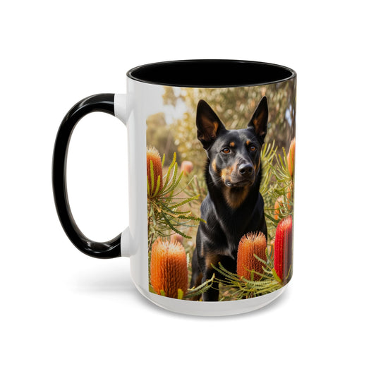 Working Kelpie Accent Coffee Mug - Perfect Gift for Dog Lovers