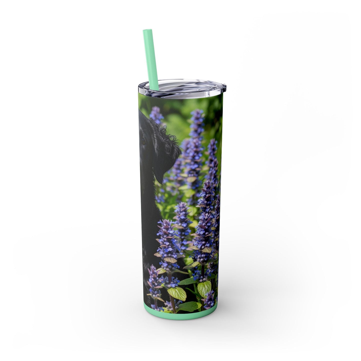 Curly Coated Retriever Tumbler with Straw, 20oz