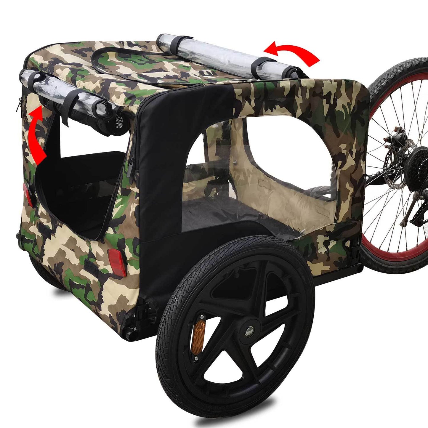 Pet Bike Trailer Dog Cart for Bicycle,Suitable for Small and