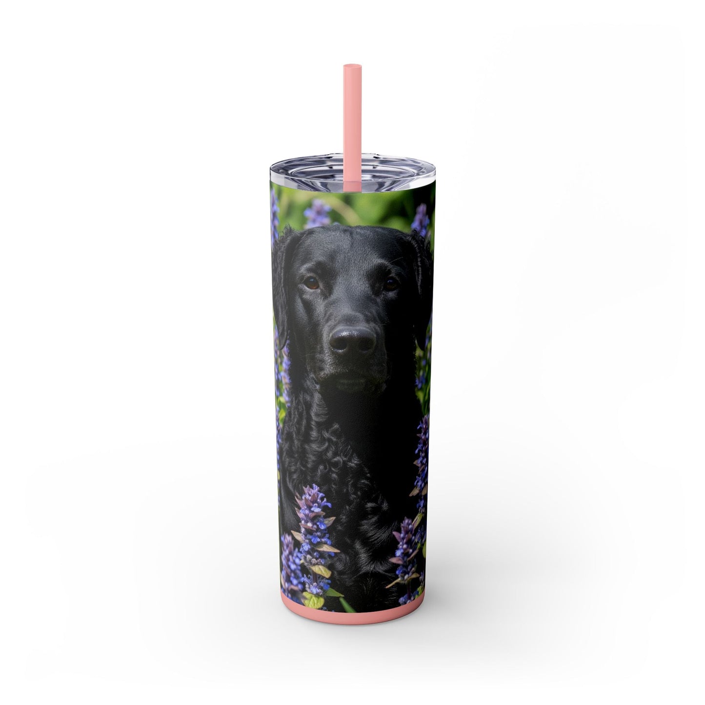 Curly Coated Retriever Tumbler with Straw, 20oz