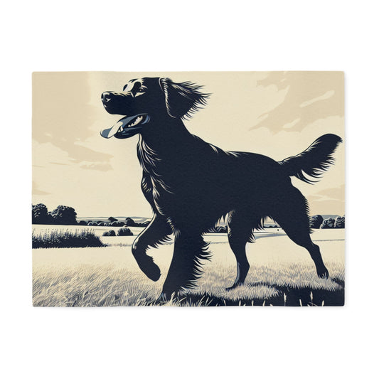 Flat Coated Retriever Sweatshirt Blanket