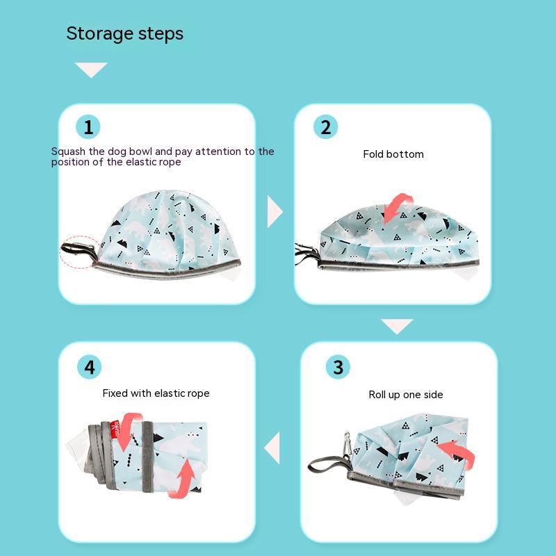 Dog Pet Bowl C59 Portable Supplies