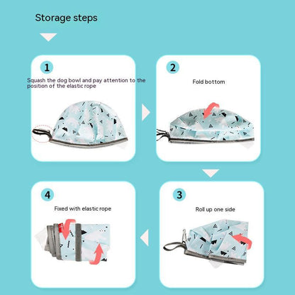 Dog Pet Bowl C59 Portable Supplies