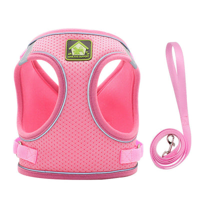 Vest Type Dog Traction Rope is Reflective and Breathable