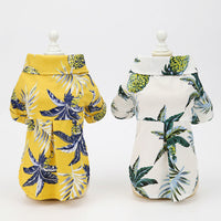 Summer Thin Dog Buttoned Shirt