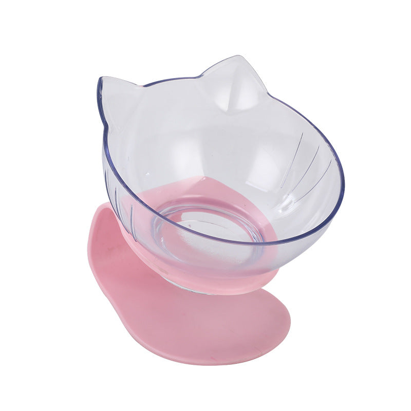 New Inclined Food Cat Ear Oblique Mouth Transparent Single