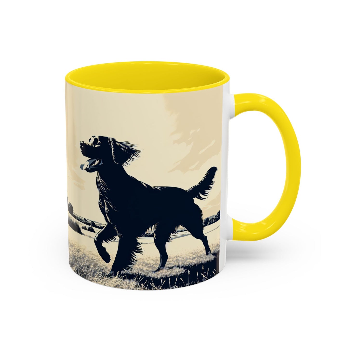 Flat Coated Retriever Accent Coffee Mug - Perfect Gift for