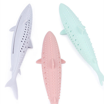 Cat Chewing Shark Funny Cat Stick Mint Clean Teeth Molar