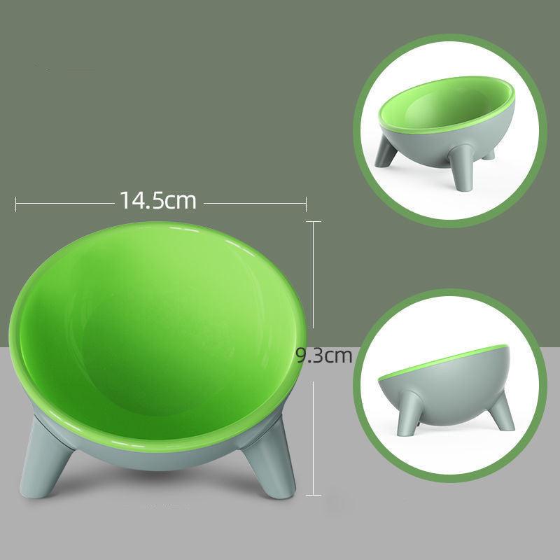 Pet Bowls-15 Degree Tilted Raised Elevated Stainless Steel
