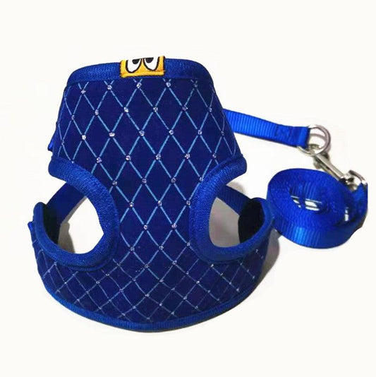 Pet Comfort Harness: Breathable Nylon Vest For Small And Medium Dogs And Cats - Dog Collars, Leashes & Harnesses - WooF WooF MeoW MeoW